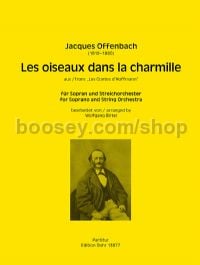 Les oiseaux dans la chamille - soprano & string orchestra (full score)