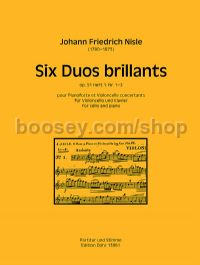 Six Duos brillants op. 51, Vol. 1 - cello & piano