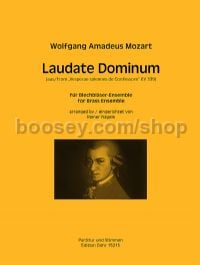 Laudate Dominum from Solemn Vespers KV339 - 3 trumpets, 2 trombones & tuba (score & parts)