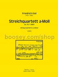 String Quartet A minor (Score)
