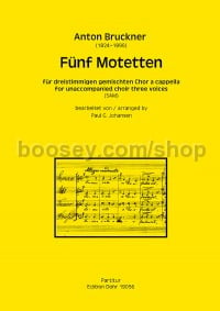 Five Motets (Choral Score)