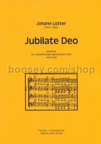 Jubilate Deo (SATB & Organ)