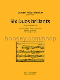 Six Duos brillants op. 51, Vol. 1 - horn & piano