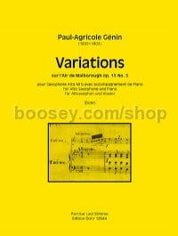Variations op.15/3 (Score & Part)