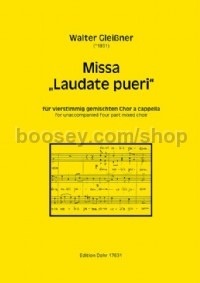 Missa Laudate Pueri (Choral Score)