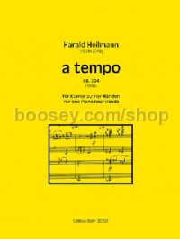 a tempo op. 204 (Piano 4 Hands)
