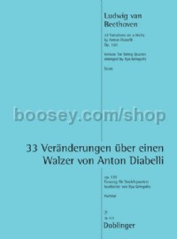 33 Variations on a Waltz by Anton Diabelli op. 120 (Score)