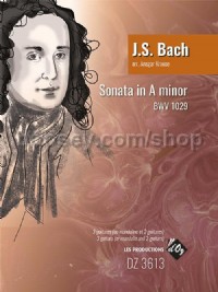 Sonata in A Minor BWV 1029 (Guitar Trio Score & Parts)