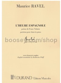 L'Heure espagnole (vocal score) (in French & English)