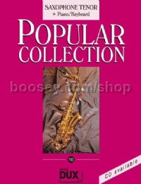 Popular Collection 10 (Tenor Saxophone and Piano)