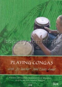Playing Congas - with El Teacher Jose Eladio Amat (Conga) (CD Only)