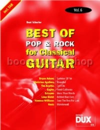Best Of Pop & Rock 06 for Classical guitar (Guitar)