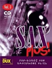 Sax Plus! Vol. 3 (Alto- or Tenor Saxophone) (Book & CD)