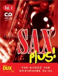 Sax Plus! Vol. 4 (Alto- or Tenor Saxophone) (Book & CD)
