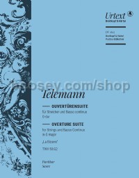 Overture Suite in G major, 'La Bizarre' - string ensemble (score)