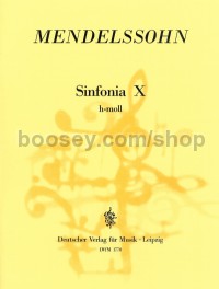 Sinfonia No. 10 in B minor - violin 1