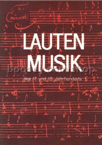 Lute Music from 17th and 18th Century, Vol. 1 - lute