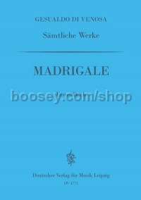 GA I: Madrigale, 1. Buch - mixed choir