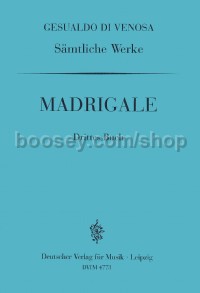 GA III: Madrigale, 3. Buch - mixed choir