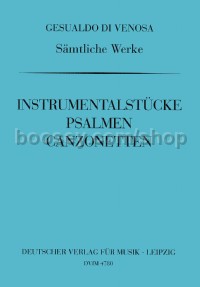 GA X: Instr.Stücke,Psalmen,etc - mixed choir