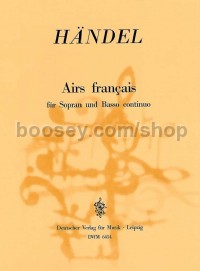 Airs francais HWV155 - soprano & basso continuo