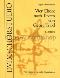 4 Chöre nach Georg Trakl-Text - mixed choir