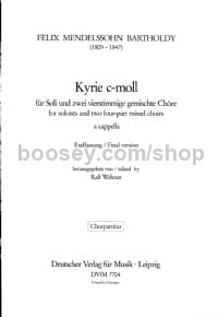 Kyrie in C minor - mixed choir