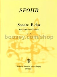 Sonata in Bb major - violin & harp