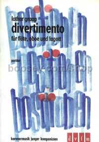 Divertimento - flute, oboe & bassoon (score)