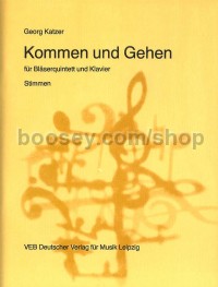 Kommen und gehen - wind quintet & piano (set of parts)