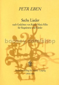 6 Lieder - medium voice & piano