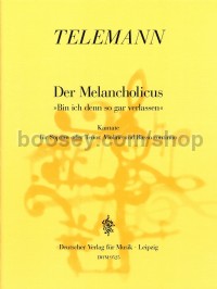 Der Melancholicus for High Voice, Violin & Piano