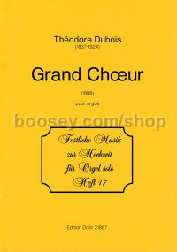 Grand Choeur (Wedding Music for Organ)