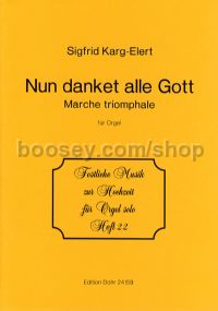 Nun danket alle Gott from Op.65 (Wedding Music for Organ)