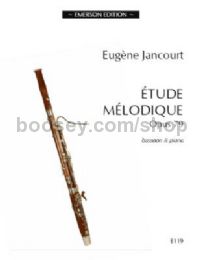 Etude Mélodique  for bassoon & piano