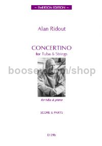Concertino for Tuba and Strings (score)