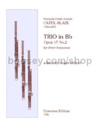 Trio Op.17 No.2 for 3 bassoons