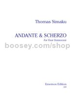 Andante & Scherzo for four bassoons
