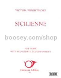 Sicilienne for horn & piano