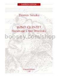 Wind Quintet - Hommage à Igor Stravinsky