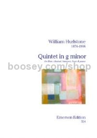 Quintet in G minor for flute, clarinet, bassoon, horn & piano