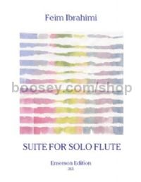 Suite for solo flute for flute