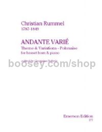 Andante Varié for basset horn & piano