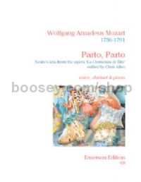 'Parto, Parto' from 'La Clemenza di Tito' for voice, clarinet & piano