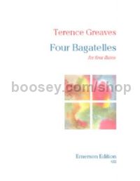 Four Bagatelles for 4 flutes