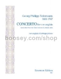 Concerto for Cor Anglais for cor anglais & piano