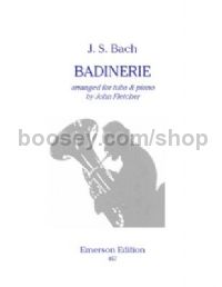 Badinerie for tuba & piano
