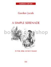 A Simple Serenade  for flute, oboe, clarinet, bassoon