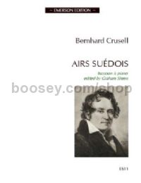 Airs Suedois for bassoon & piano