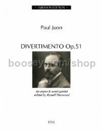 Divertimento Op.51 for piano, flute, oboe, clarinet, horn, bassoon
